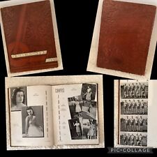 1941 Baton Rouge High School Yearbook FRICASSE Vintage Wartime Sports Beauties  picture