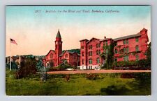 Berkeley CA-California, Institute for Blind and Deaf, Antique Vintage Postcard picture