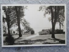 Vintage City Park, Storm Lake, Iowa Real Photo Postcard picture