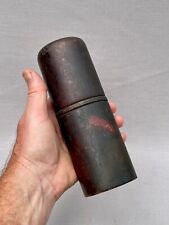 Large Antique Wooden Treen Drill Bit Container Nice Patina - with Drills picture