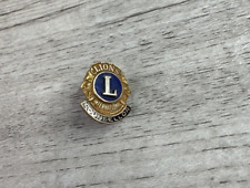 Vintage 10K GF Robbins Lions Club International Counselor Screw Back Pin picture