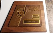 Vintage Illinois Lions Club International Plaque Award 40yr 1950-90 Recognition picture