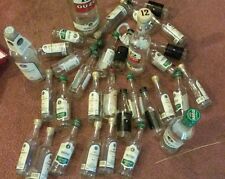 REAL GREEK MINI OUZO BOTTLES EMPTY FROM GREECE please read raising money 4 disas picture