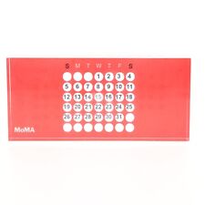 MoMA Museum of Modern Art New York Acrylic Red Clear Perpetual Calendar picture
