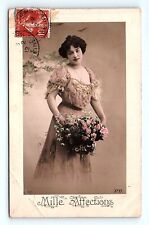 Postcard 1912 RPPC Hand Colored Aimee Samuel French Cabaret Theater Actress picture