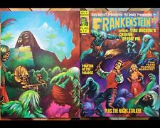 CASTLE OF FRANKENSTEIN #25 (1975) VF- Last Gothic Issue WARHOL / BOAS Wrap Cover picture