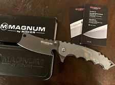 Boker Magnum Mortem Folding Cleaver Pocket Knife 01ry217 picture