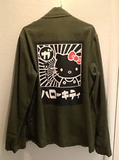 Hello Kitty Japanese Street Style Army Green Studded Jacket 2018 Unisex XL picture