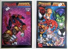Spider-Man Badrock Lot of 2 #1a,1b Marvel (1997) Maximum Press 1st Print Comics picture