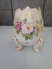 Vintage Inarco 116M egg vase - White and Pink Flowers picture