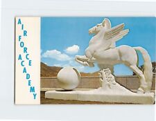 Postcard Pegasus Marble Statue United States Air Force Academy Colorado USA picture
