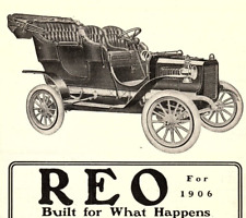1906 REO MOTOR CAR COMPANY AUTOMOBILE MICHIGAN VINTAGE ADVERTISEMENT Z461 picture
