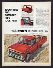 1964 FORD 100 PICKUP TRUCK Print Ad 