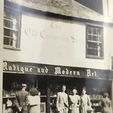 Vintage Sepia Photo Old Curiosity Shop Charles Dickens Front Entrance England  picture