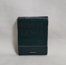 Vintage Hotel Lenox Inn Matchbook Buffalo New York Advertising Matches Full picture