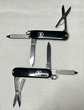 Victorinox CLASSIC SD Small Swiss Army Knife - Black - 58mm - Lot of 2 picture