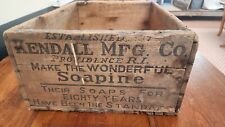 ANTIQUE SOAPINE FRENCH LAUNDRY SOAP PROVIDENCE R.I. U.S.A. KENDALL CO. PRIMITIVE picture