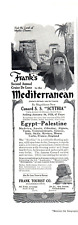Cunard White Star SS Scythia Cruise Mediterranean Egypt Half Page Print Ad 1923 picture