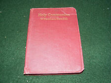 VINTAGE HOLY COMMUNION BOOKLET BY W WALSHAM HOW CONFIRMATION LLANFECHAIN 1919 picture