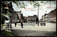 Postcard Brefkort Carte Postal Vasagatan with Central station Stockholm Sweden picture