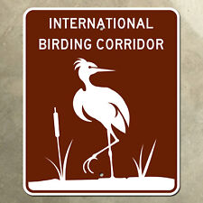 Texas International Birding Corridor highway marker road sign scenic bird 15x18 picture