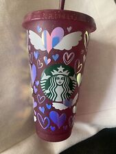 Starbucks Inspired Tumbler Hearts Theme 24oz. picture