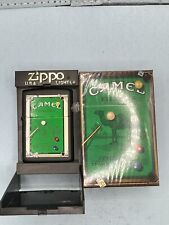 1999 Camel Pool Table Black Matte Zippo Lighter NEW & Collectible Pack Exclusive picture