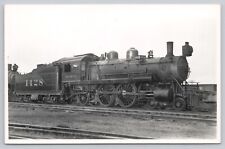 Atchison Topeka & Santa Fe Railroad Locomotive 1428 VTG RPPC Real Photo Postcard picture