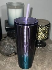 Starbucks Spring 2023 Purple Twilight Ombre Mermaid Scales Stainless Tumbler NWT picture
