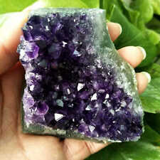 10Pcs 100-150g Natural Healing Quartz Amethyst Druzy Geode Cluster Crystal Stone picture