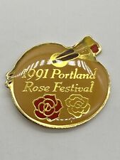 Vintage 1991 Portland Rose Festival Oregon Lapel Pin picture