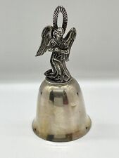 1974 Danbury Mint CHRISTMAS Bell SILVER Plated LIMITED Edition Vintage picture