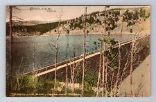 Boulder CO-Colorado, Nederland Dam, Antique Vintage Souvenir Postcard picture
