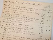 1838 antique HARTFORD COUNTY JAIL ct HANDWRITTEN allyn MEDICAL opium brandy + picture