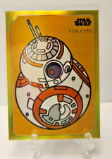 2023 Topps Star Wars Celebration Europe BB-8 Yellow Refractor /150 picture