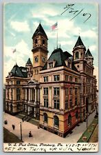 Pittsburgh, Pennsylvania - U.S Post Office - Vintage Postcards - Posted 1907 picture