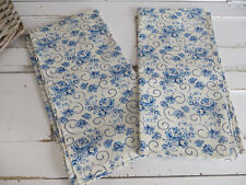 Pair of two Pillowcases Unused  Blue  Floral Pattern German  30 