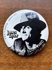 Vintage James Taylor 1980 Summer Tour Concert Pin Button 2.25” picture