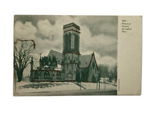 Postcard-Vintage Springfield, Mass Memorial Church picture