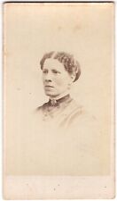 CIRCA 1880s CDV J.E. SANBORN LADY IN FANCY DRESS LOWELL MASSACHUSETTS picture
