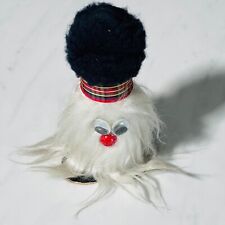 Vintage Scottie Dog Figure Tchotchke - Googly Eyes - Made in Scotland Weird Rare picture
