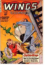 Wings Comics # 107 (VG 4.0) 1949 Bob Lubbers cover picture