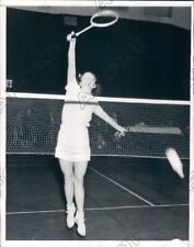1938 National Badminton Championships MRs Del Barkhuff of Seattle Press Photo picture