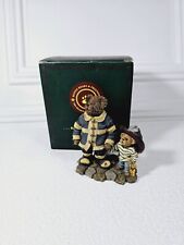Boyds Bear Patrick and His Hero When I Grow  Up Fireman Figurine  picture