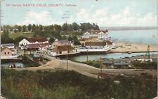 Lithograph * Capitola California - Shoreline Town View - 1909 picture