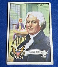 Topps 1972 US Presidents #3 Thomas Jefferson picture