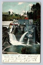 Ithaca NY- New York, Cornell University, Triphammer Falls, Vintage Postcard picture