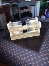 Vtg Plastic Spice Rack Wall Mount 8 Containers Marked Hong Kong Complete picture