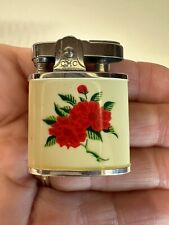 VTG Continental CMC Cigarette Floral lighter Japan made Excellent Condition NICE picture