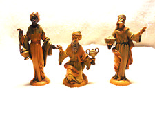 Fontanini Italy Nativity Figures  ~ Wise Men  Lot of 3 Vintage 1983 picture